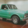 Green Truck 1967 Chevy Stepside Diamond Painting