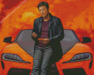 Han Lue Fast And Furious 9 Character Diamond Painting