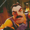 Hello Neighbor Game Character Diamond Painting