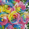 Rainbow Roses Bouquet Diamond Painting