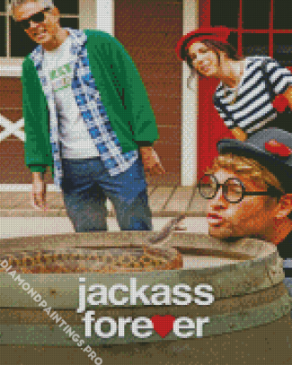 Jackass Forever Poster Diamond Painting