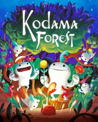 Kodama Forest Poster Diamond Painting