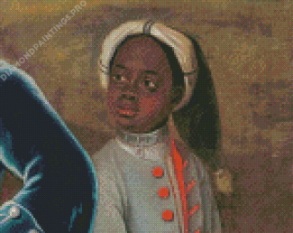 Little Girl Black Slave Art Diamond Painting