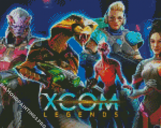 Xcom Video Game Poster Diamond Painting