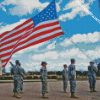 Military And American Flag Diamond Painting