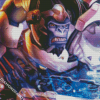 Overwatch Winston Gorilla Character Diamond Painting