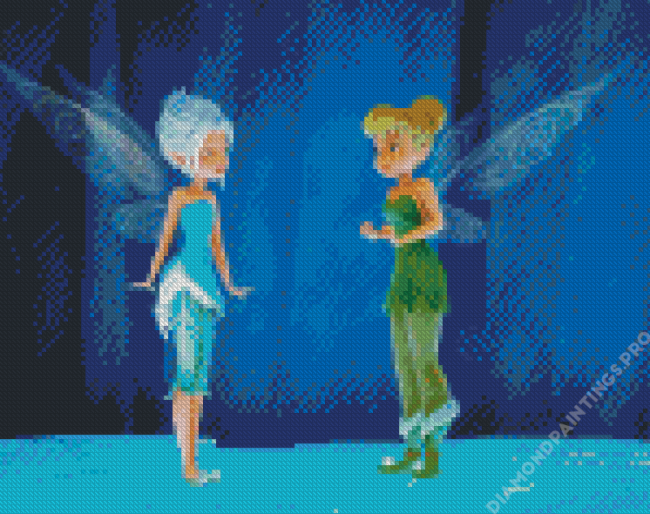 Periwinkle And Tinkerbell Diamond Painting