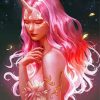 Pink Unicorn Girl Diamond Painting