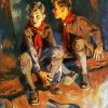 Scared Boy Scouts Art Diamond Painting
