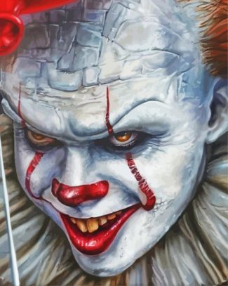 Scary Pennywise Diamond Painting