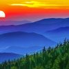 Sunset Appalachian Mountains Diamond Painting