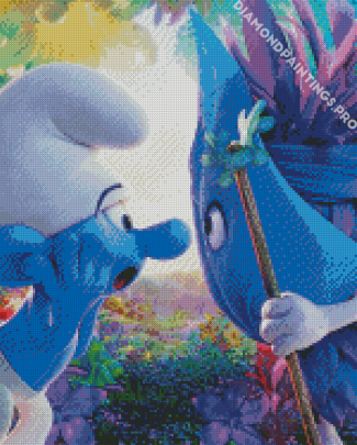 The Smurfs Characters Diamond Painting