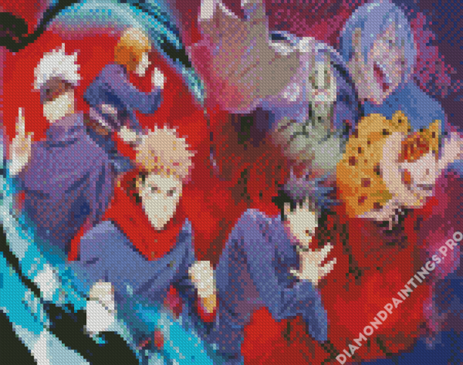 Jujutsu Kaisen Anime Diamond Painting