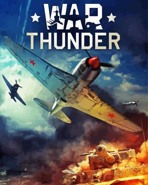 War Thunder Game Poster Diamond Painting