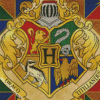 Hogwarts Logo Diamond Painting