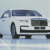 White Rolls Royce Diamond Painting