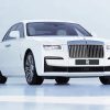 White Rolls Royce Diamond Painting
