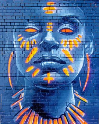 Woman Graffiti Diamond Painting