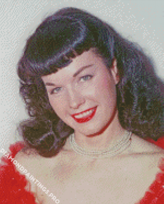 Young Bettie Page Diamond Painting
