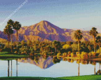 33 Mirror Lake Palm Springs Diamond Painting