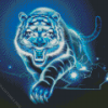 Angry Lightning Tiger Diamond Painting