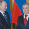 Arkady Rotenberg And Vladimir Putin Diamond Painting