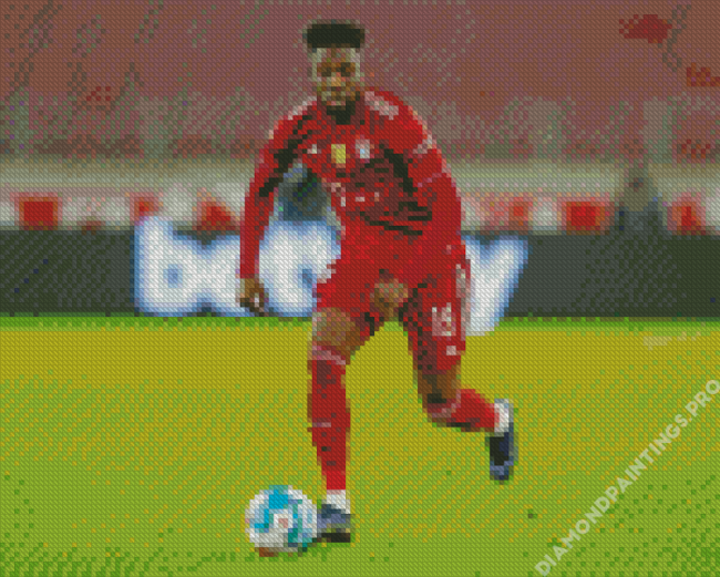 Canadian Alphonso Davies Diamond Painting