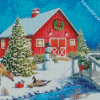 Christmas Barn Diamond Painting