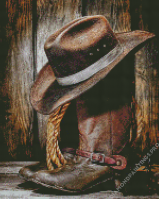 Cowboy Hat Diamond Painting