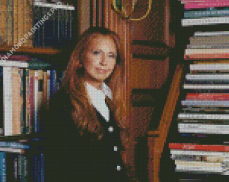 Danielle Steel In The Library Diamond Painting