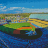 Dodger Stadium In Los Angeles California Diamond Painting