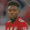 The Footballer Alphonso Davies Diamond Painting