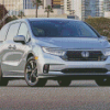 Grey Honda Odyssey Diamond Painting