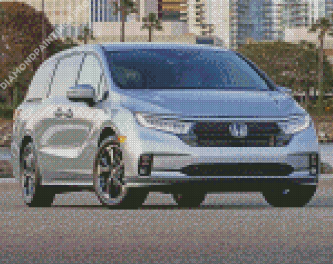 Grey Honda Odyssey Diamond Painting