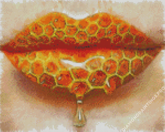 Honey Lips Diamond Painting
