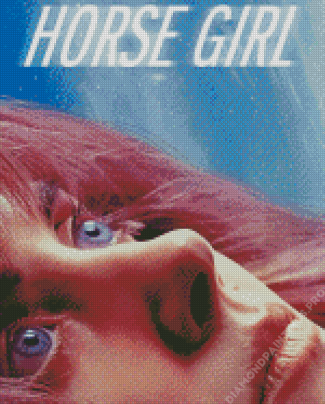 Horse Girl Movie Poster Diamond Painting