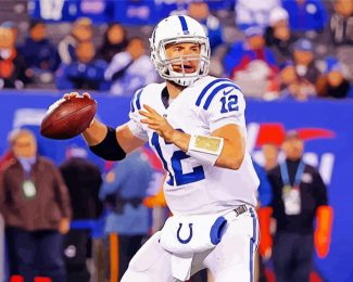 Indianapolis Colts Andrew Luck Diamond Painting