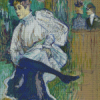 Jane Avril Dansant Toulouse Lautrec Diamond Painting