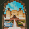Aesthetic Lahore Fort Pakistan Diamond Painting