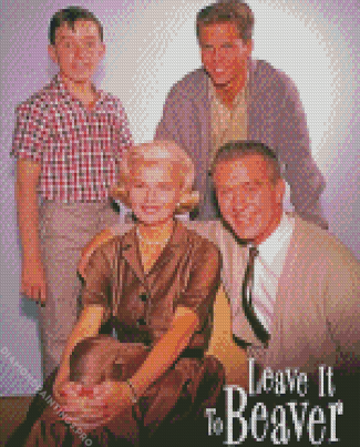 Leave It To Beaver Poster Diamond Painting