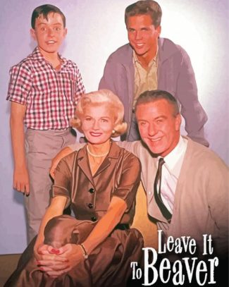Leave It To Beaver Poster Diamond Painting