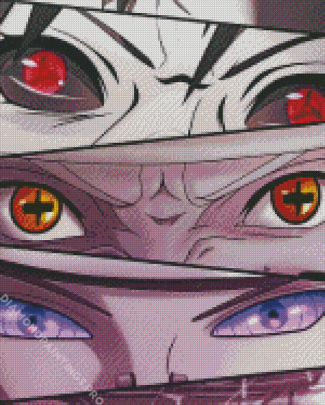 Naruto Eyes Diamond Painting