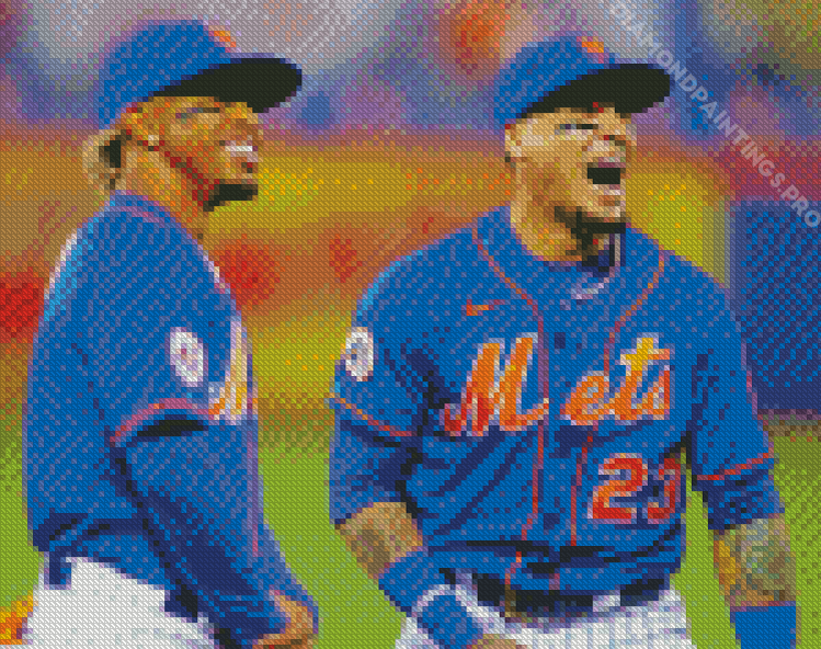 New York Mets Baseball Logo Diamond Painting 