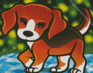 Puppy Dog Diamond Painting
