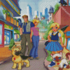 Puppy In My Pocket Animation Characters Diamond Painting