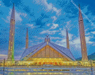 Shah Faisal Masjid Pakistan Diamond Painting