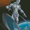 Silver Surfer Art Diamond Painting