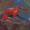 Spider Man At Night Diamond Painting