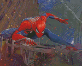Spider Man At Night Diamond Painting