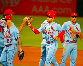 St Louis Cardinals Baseball Team Diamond Painting